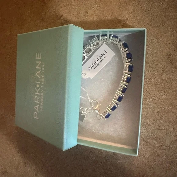 Park Lane Cobalt full size impression bracelet (Sapphire Blue) - Picture 4 of 6